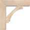 Ekena Millwork Imperial Block Smooth Bracket w/ Offset Brace, Douglas Fir, 7 1/2"W x 28"D x 28"H BKT0806X28X28IMP05SDF - alternate 4